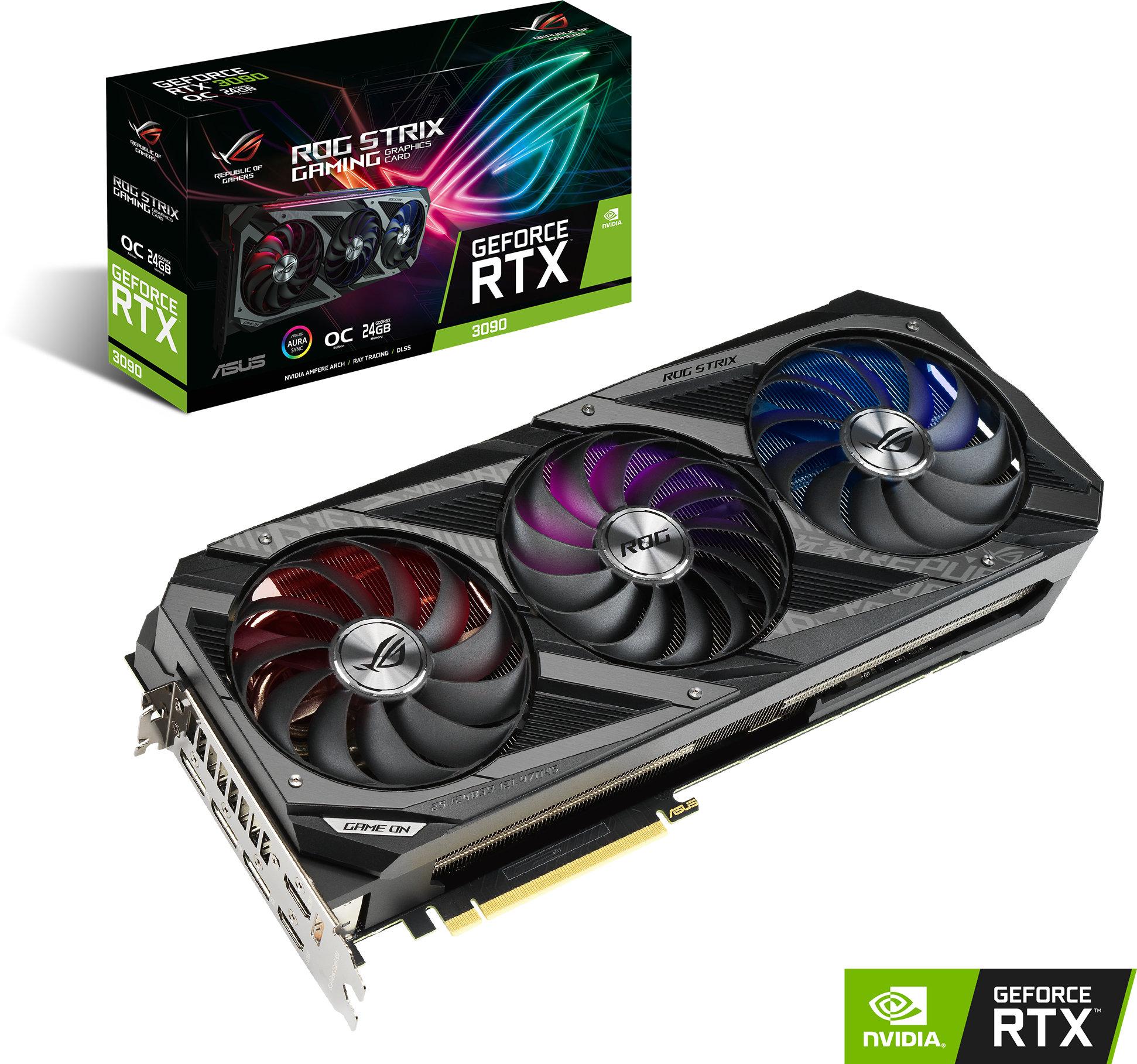 Видео карта ASUS ROG STRIX GeForce RTX 3090 OC 24GB