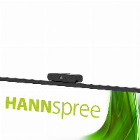 Монитор HANNSPREE HP248WJB, 27 inch, Wide, Full HD, 5 mpix вградена камера, D-Sub, HDMI, DP, Черен