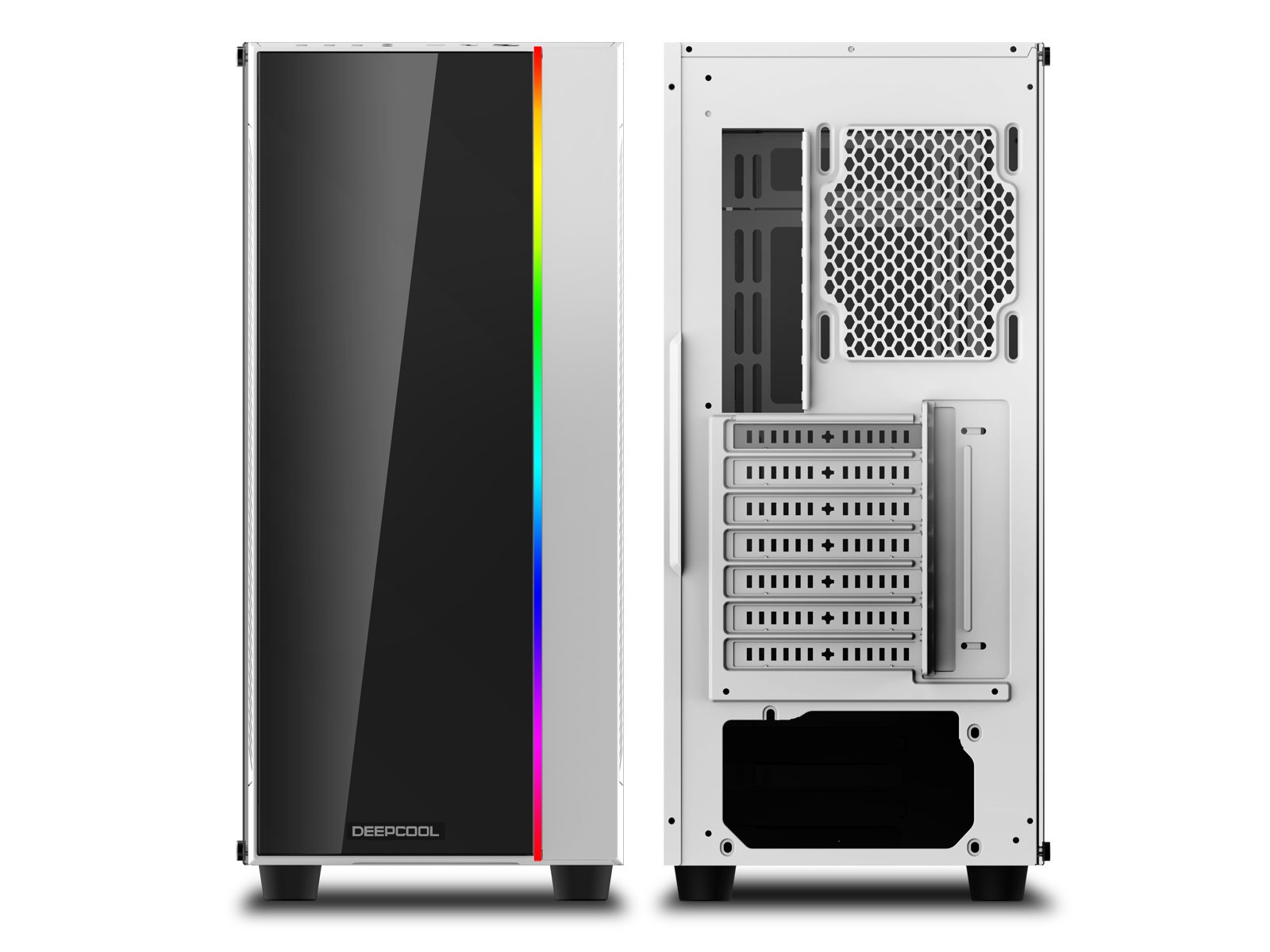 Кутия DeepCool MATREXX 55 WHITE V3 ADD-RGB WH 3F ATX