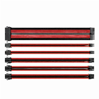 Комплект оплетени кабели Thermaltake TtMod Black/Red