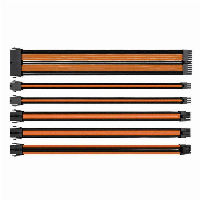 Комплект оплетени кабели Thermaltake TtMod Black/Orange