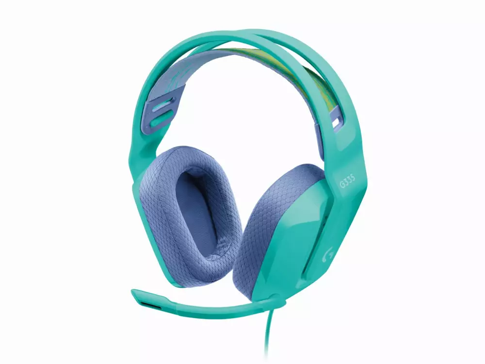 Геймърски слушалки LOGITECH G335 Wired Gaming Headset MINT - 981-001024