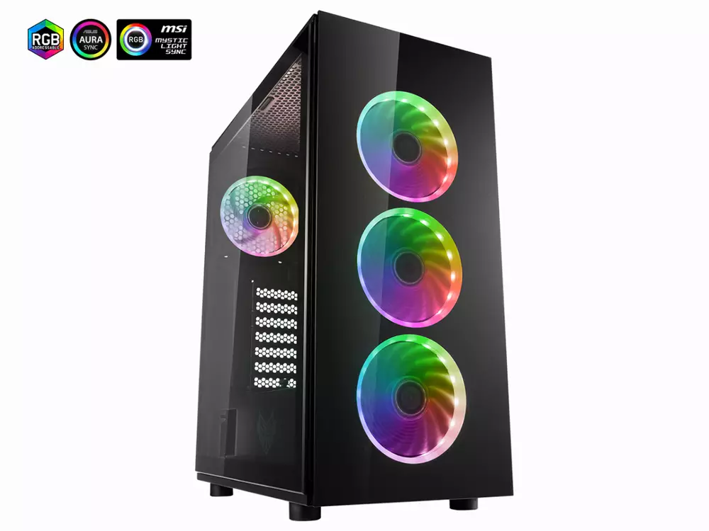 Геймърски компютър MARK III BIG GAME (AMD Ryzen 5 3600, B450, 16GB, 1660 Super, 1TB SSD, 650W)