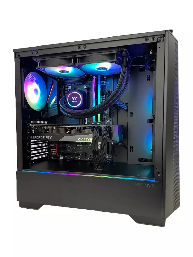 Геймърски компютър Fusion V2 (AMD Ryzen 5 5600X, 16GB, RTX 3070 8GB, 512GB SSD, 750W)