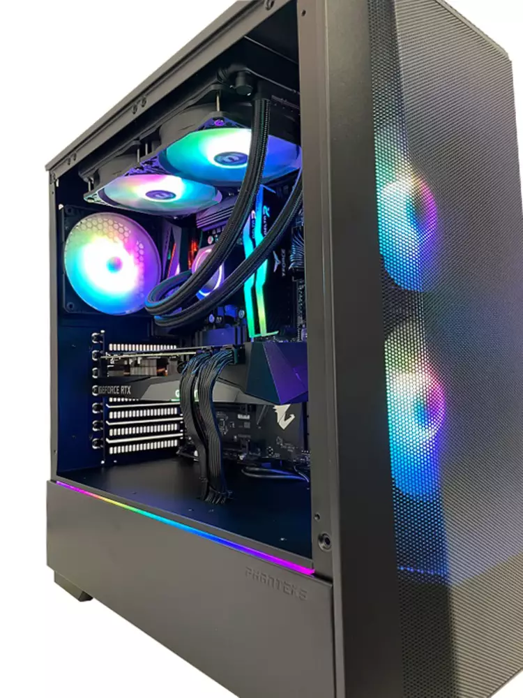 Геймърски компютър Fusion V2 (AMD Ryzen 5 5600X, 16GB, RTX 3070 8GB, 512GB SSD, 750W)