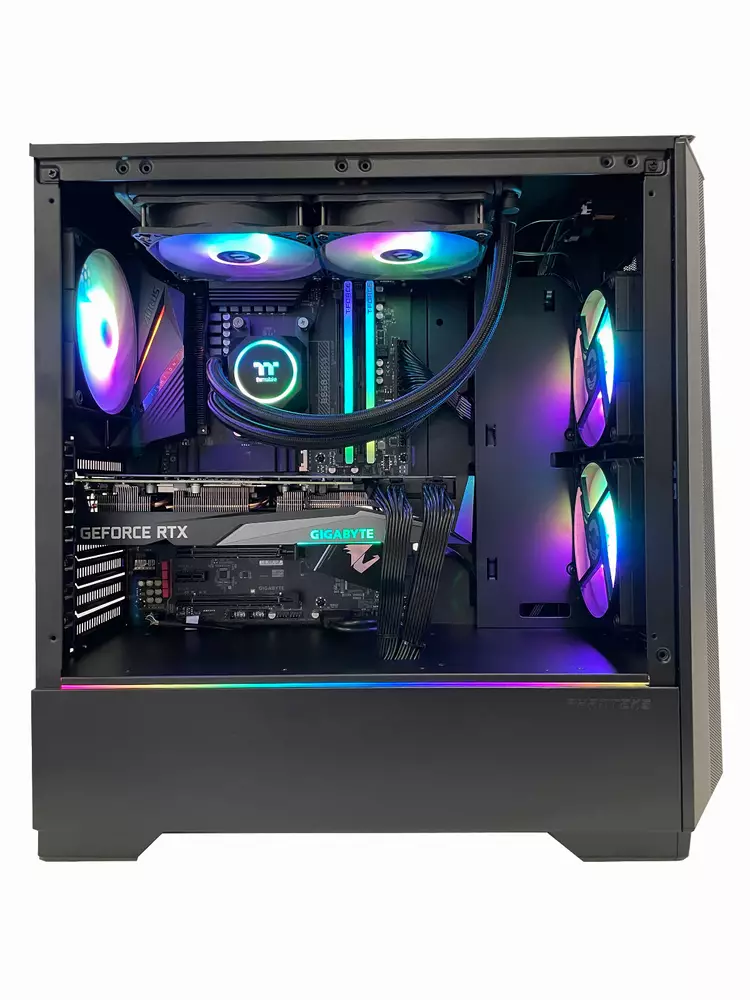 Геймърски компютър Fusion V2 (AMD Ryzen 5 5600X, 16GB, RTX 3070 8GB, 512GB SSD, 750W)