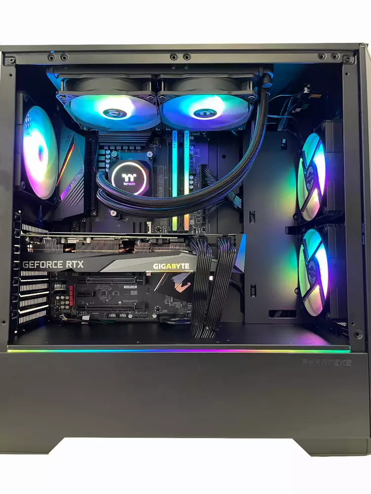 Геймърски компютър Fusion V2 (AMD Ryzen 5 5600X, 16GB, RTX 3070 8GB, 512GB SSD, 750W)