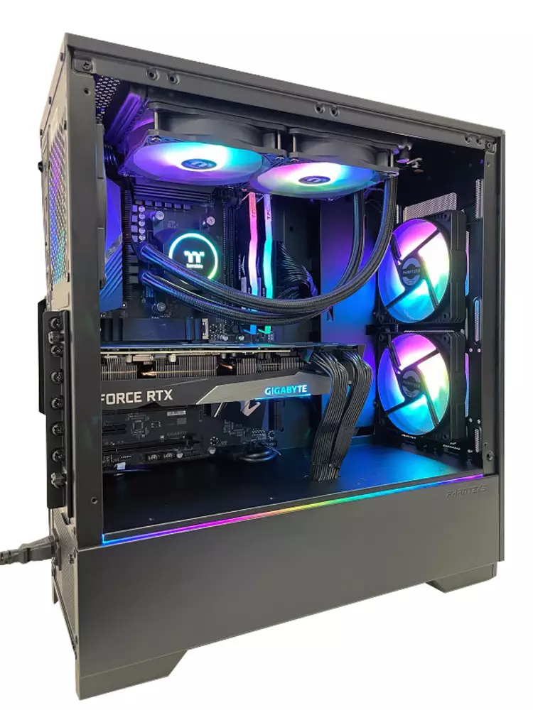 Геймърски компютър Fusion V2 (AMD Ryzen 5 5600X, 16GB, RTX 3070 8GB, 512GB SSD, 750W)