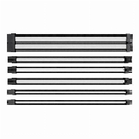 Комплект оплетени кабели Thermaltake TtMod, Black/White