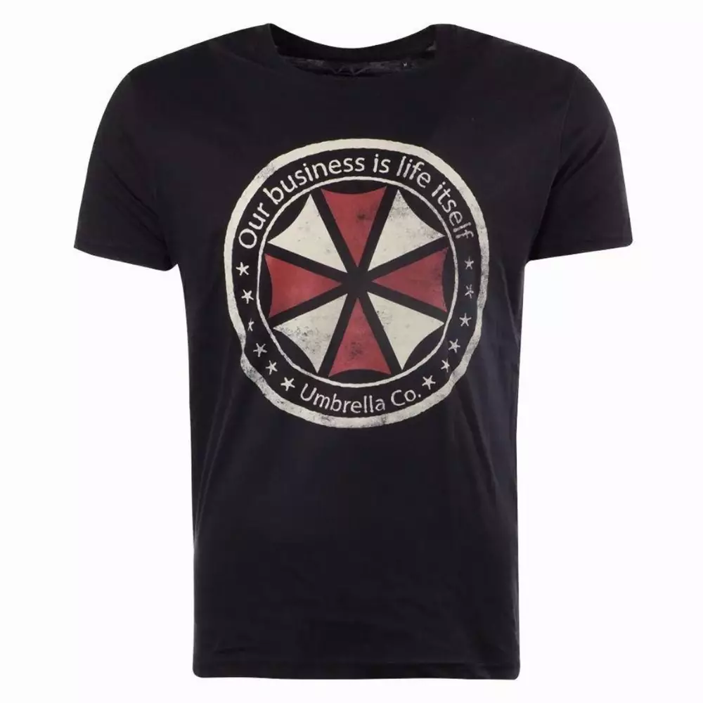 Тениска Bioworld Difuzed Resident Evil - Umbrella Logo Black T-Shirt, Size S