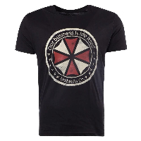 Тениска Bioworld Difuzed Resident Evil - Umbrella Logo Black T-Shirt, Size L