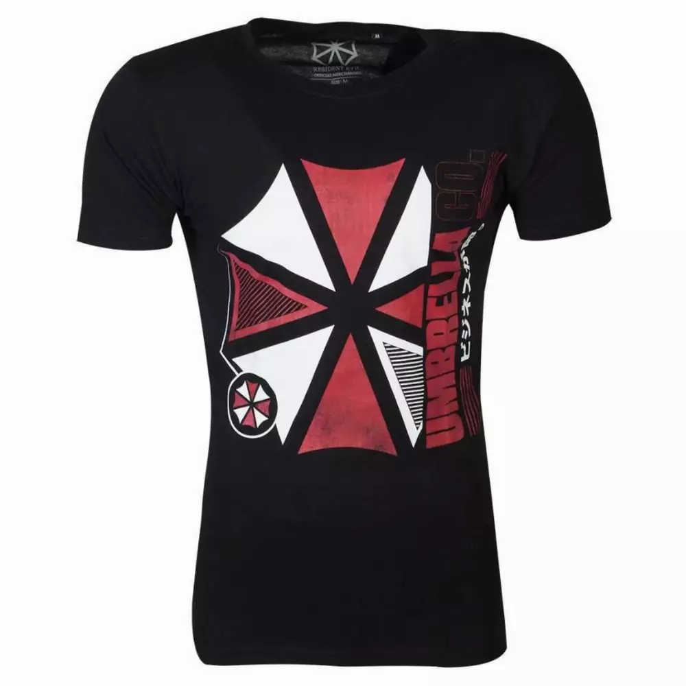 Тениска Bioworld Difuzed Resident Evil - Umbrella Co. Black T-Shirt, Size L