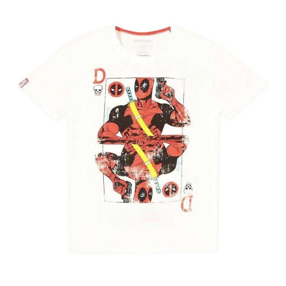Тениска Bioworld Difuzed Deadpool - Card White T-Shirt, Size XL