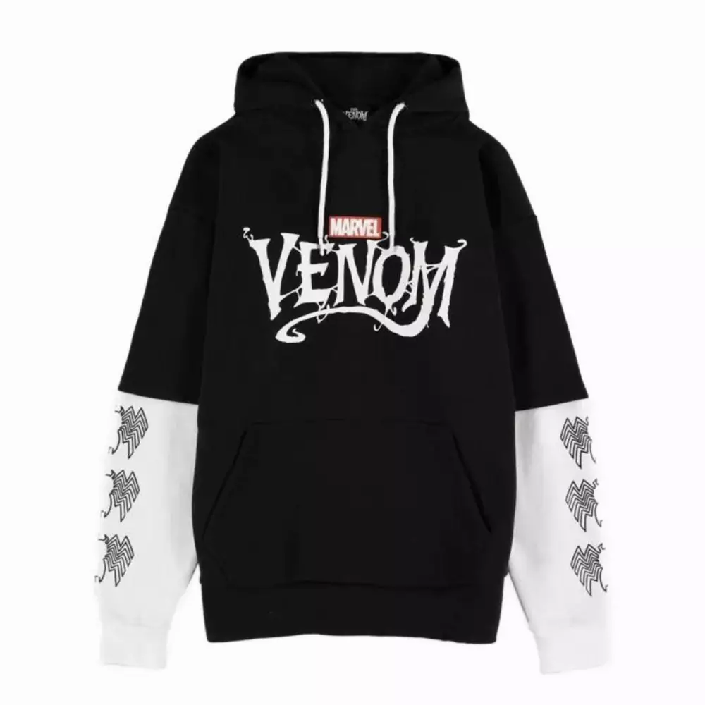 Суитчър Bioworld Marvel - Venom Double Sleeved, Мъжки, XL