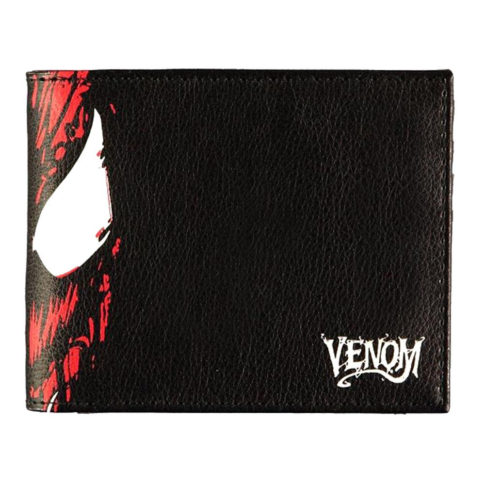 Портфейл Bioworld Difuzed Marvel - Venom, Сгъваем, Черен