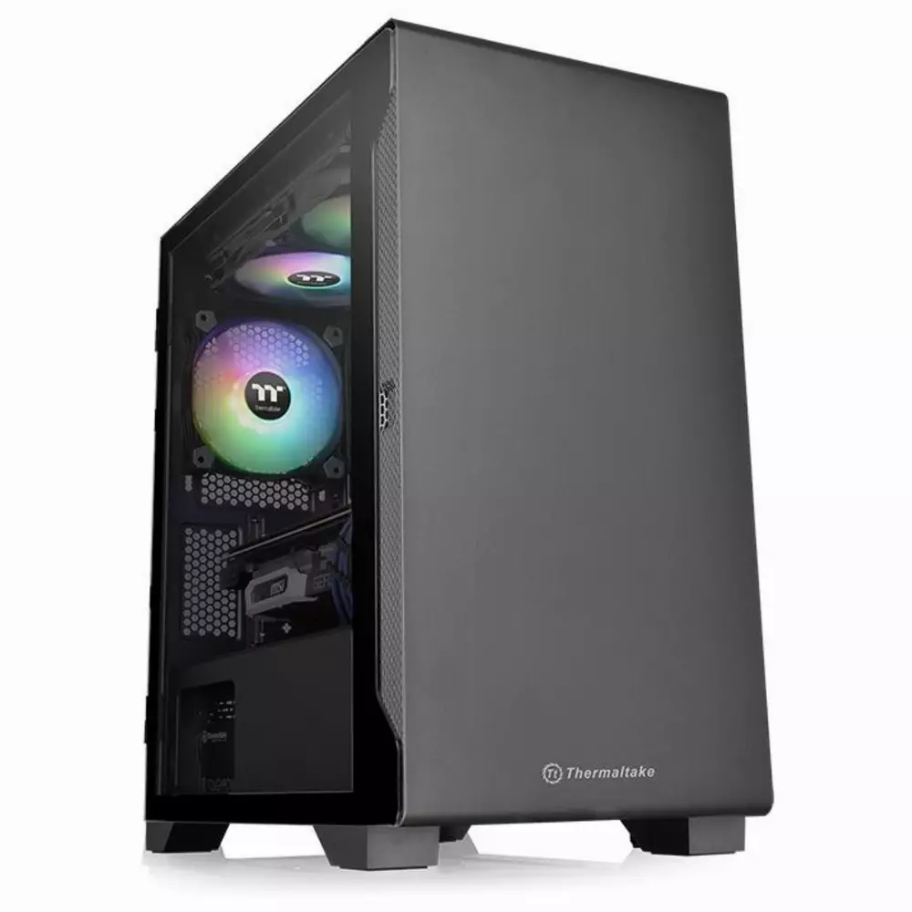 Кутия Thermaltake S100 TG Micro Tower Black