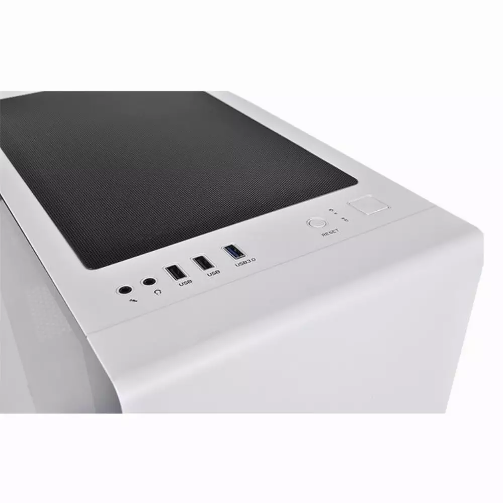 Кутия Thermaltake S100 TG Micro Tower White