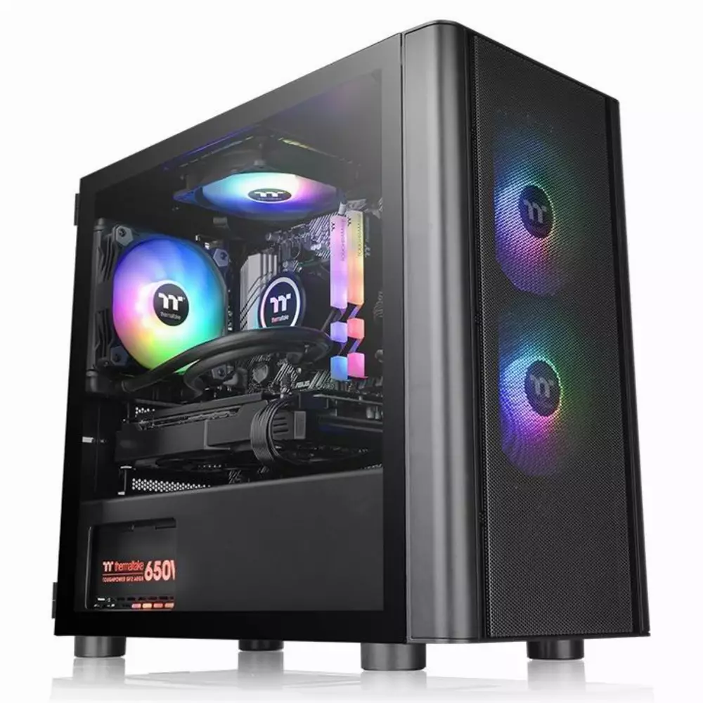 Кутия Thermaltake V150 TG ARGB Micro Tower Black
