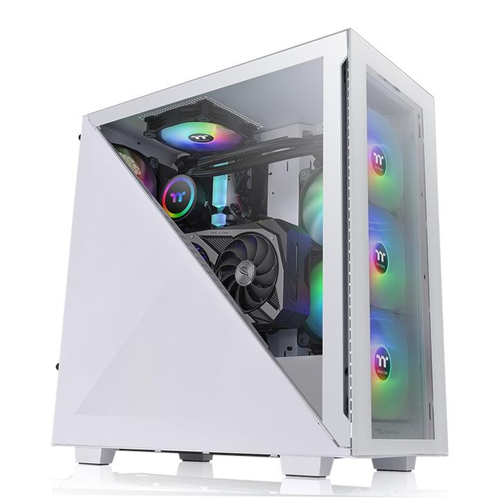 Кутия Thermaltake Divider 300 TG ARGB Mid Tower White