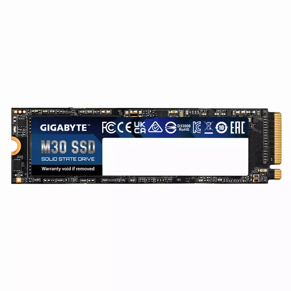 Диск SSD Gigabyte M30 1TB NVMe PCIe M.2 2280 PCIe Gen3x4