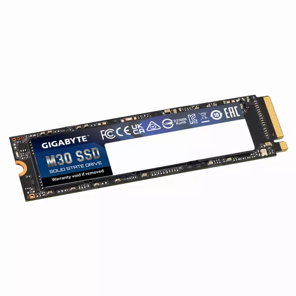Диск SSD Gigabyte M30 1TB NVMe PCIe M.2 2280 PCIe Gen3x4