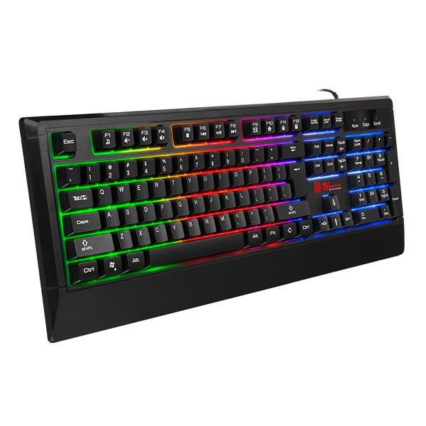 Геймърска клавиатура и мишка TteSports Challenger Combo, RGB, Черен