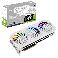 Видео карта ASUS ROG STRIX RTX 3080 White Edition OC 10GB V2 LHR - 90YV0FAA-M0NM00