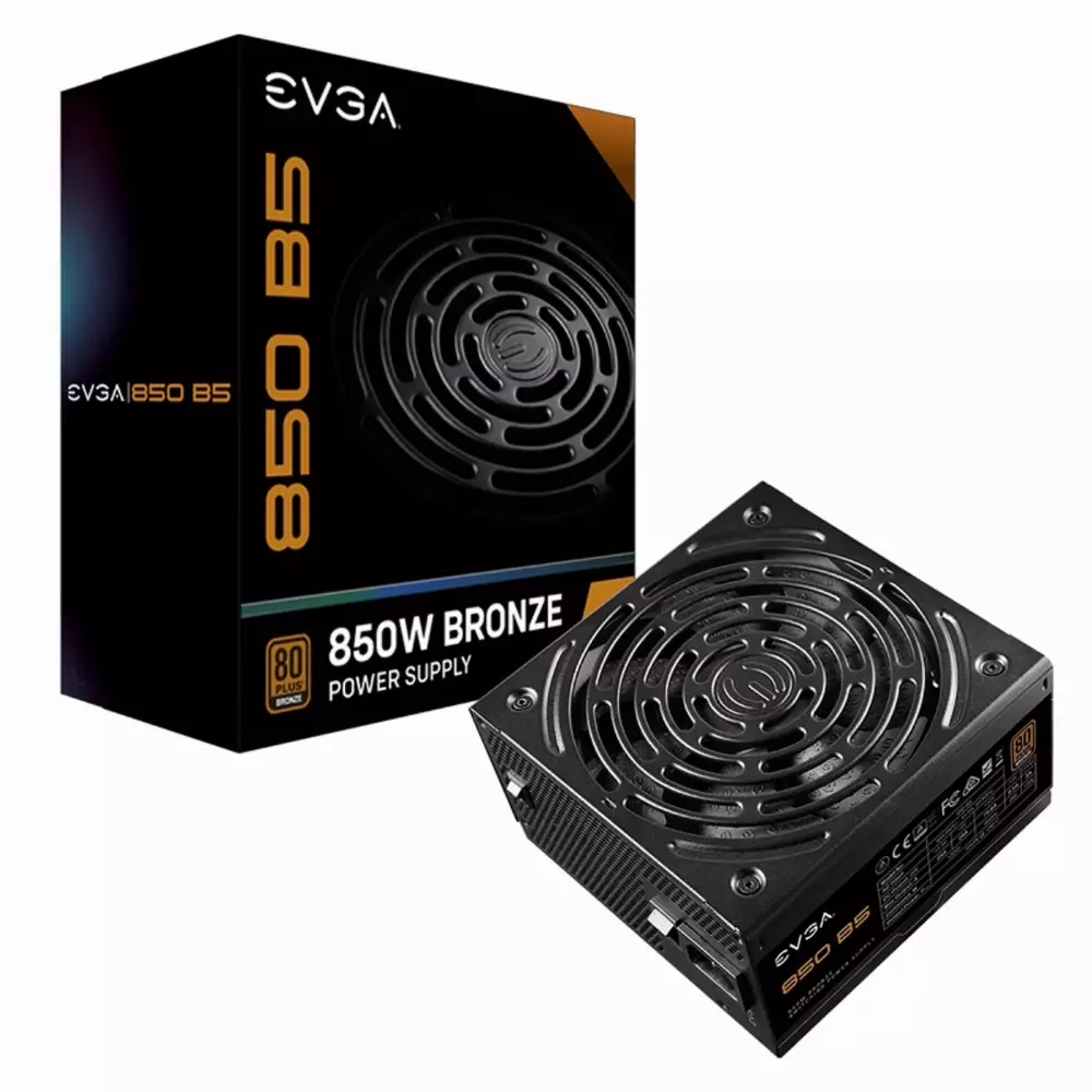 Комбо видео карта + захранване EVGA GeForce RTX 3060 XC GAMING 12GB - 12G-P5-3657-KR + EVGA 850 B5 80 Plus BRONZE 850W - 220-B5-0850-V1