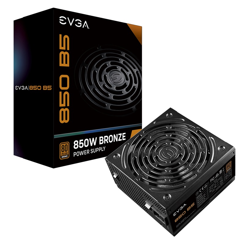 Комбо видео карта + захранване EVGA GeForce RTX 3060 XC GAMING 12GB - 12G-P5-3657-KR + EVGA 850 B5 80 Plus BRONZE 850W - 220-B5-0850-V1