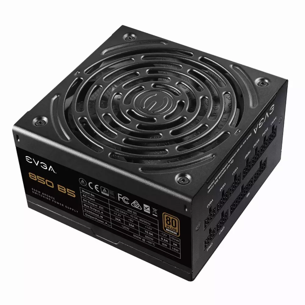 Комбо видео карта + захранване EVGA GeForce RTX 3060 XC GAMING 12GB - 12G-P5-3657-KR + EVGA 850 B5 80 Plus BRONZE 850W - 220-B5-0850-V1