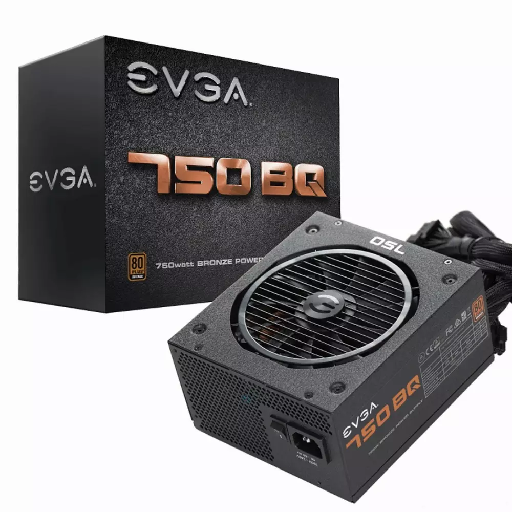 Комбо видео карта + захранване EVGA GeForce RTX 3070 XC3 ULTRA GAMING - 08G-P5-3755-KR + EVGA 750 BQ 80+ BRONZE 750W - 110-BQ-0750-V1