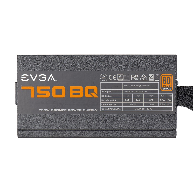 Комбо видео карта + захранване EVGA GeForce RTX 3070 XC3 ULTRA GAMING - 08G-P5-3755-KR + EVGA 750 BQ 80+ BRONZE 750W - 110-BQ-0750-V1