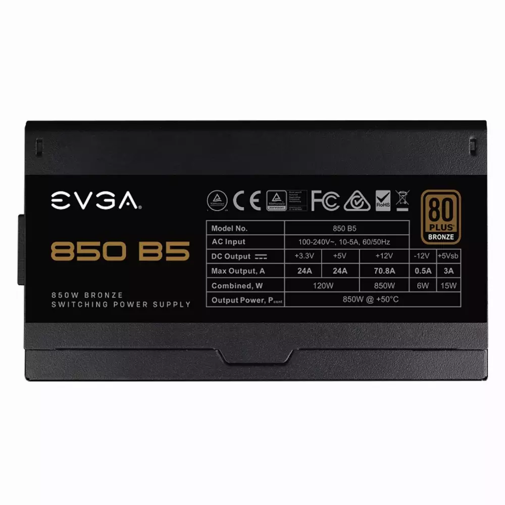 Комбо видео карта + захранване EVGA GeForce RTX 3070 XC3 ULTRA GAMING - 08G-P5-3755-KR + EVGA 850 B5 80 Plus BRONZE 850W - 220-B5-0850-V1
