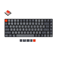 Геймърска Механична клавиатура Keychron K3 TKL Gateron Low Profile Red Switch RGB LED Gateron Low Profile Red Switch ABS