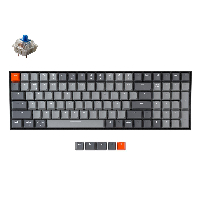 Геймърска Механична клавиатура Keychron K4 Hot-Swappable Full-Size Gateron Blue Switch White LED Gateron Blue Switch ABS