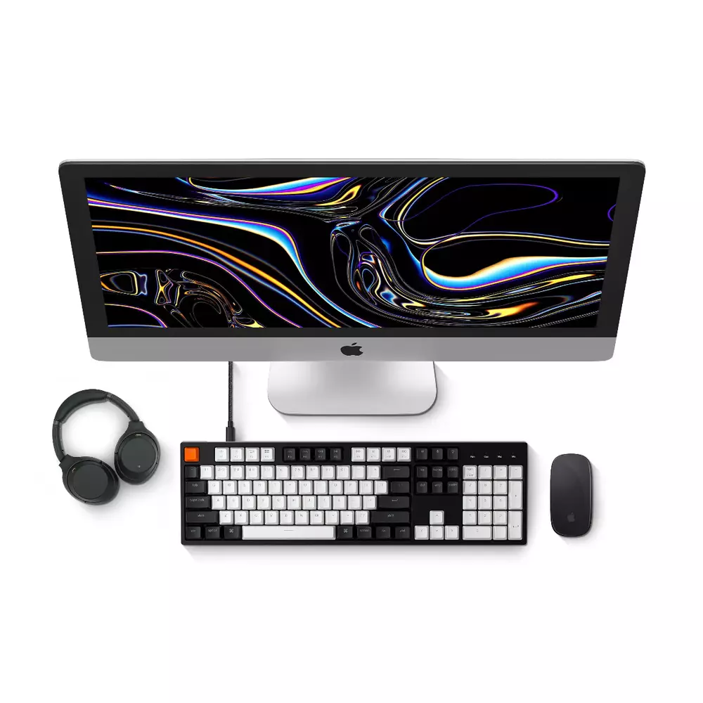 Геймърска Механична клавиатура Keychron C2 Full-Size Keychron Red Switch No LED Keychron Red Switch ABS
