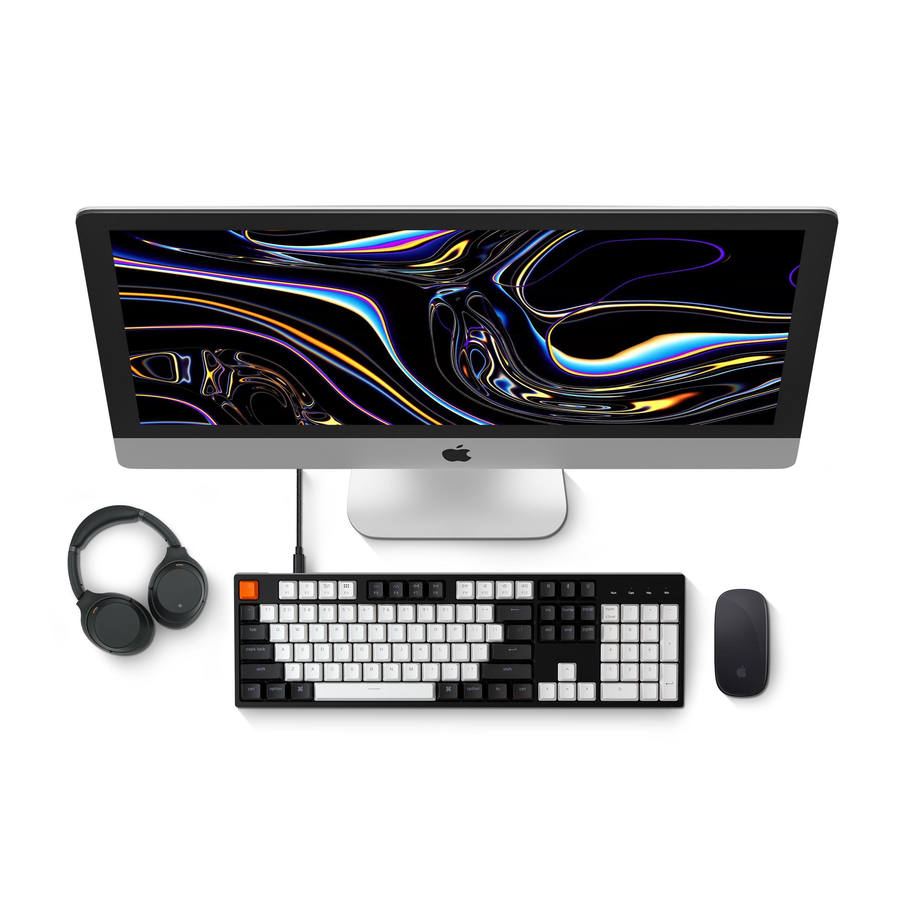 Геймърска Механична клавиатура Keychron C2 Full-Size Keychron Red Switch No LED Keychron Red Switch ABS