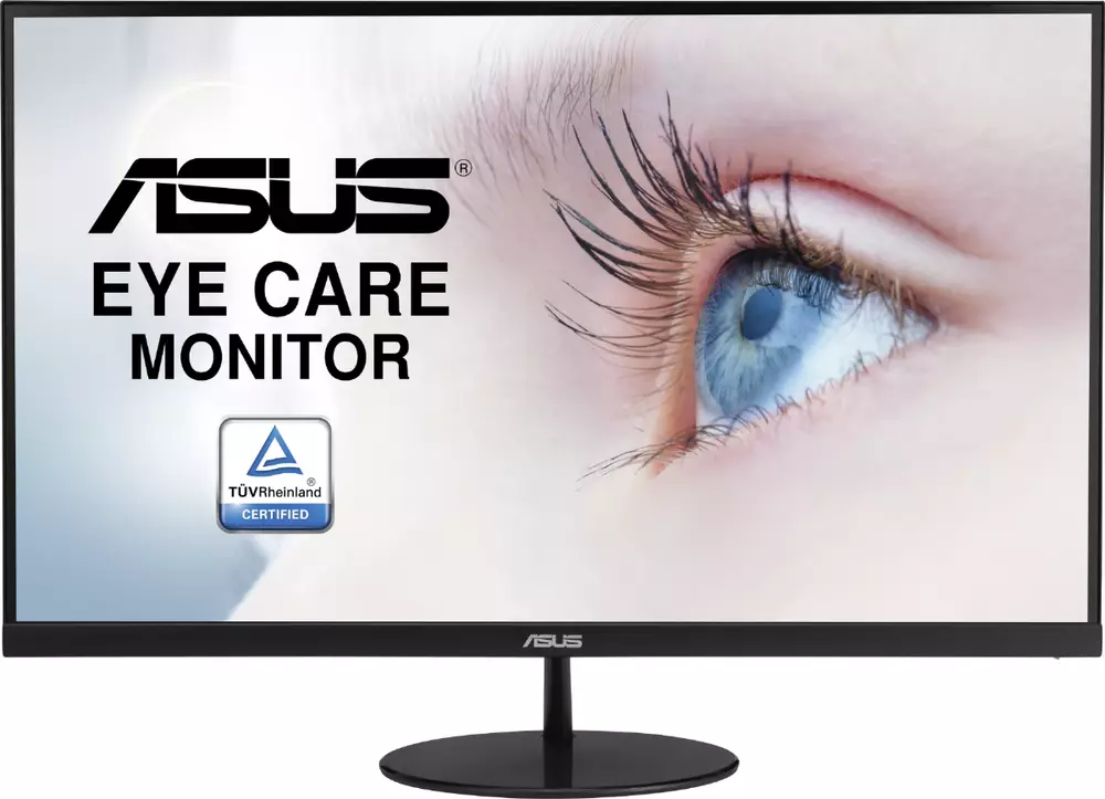 Монитор ASUS VL249HE, 23.8", IPS, 75Hz, 1920x1080, Eye Care, Adaptive-Sync/FreeSync&trade;, Frameless, Slim, Wall Mountable, Flicker Free, Blue Light Filter