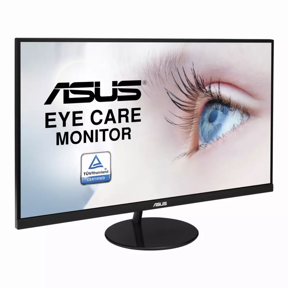 Монитор ASUS VL249HE, 23.8", IPS, 75Hz, 1920x1080, Eye Care, Adaptive-Sync/FreeSync&trade;, Frameless, Slim, Wall Mountable, Flicker Free, Blue Light Filter