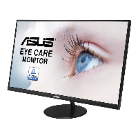 Монитор ASUS VL249HE, 23.8", IPS, 75Hz, 1920x1080, Eye Care, Adaptive-Sync/FreeSync&trade;, Frameless, Slim, Wall Mountable, Flicker Free, Blue Light Filter