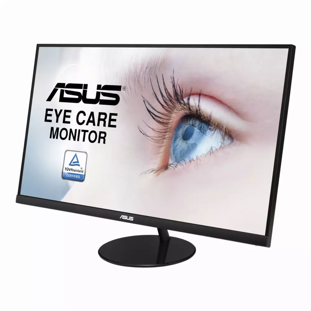 Монитор ASUS VL249HE, 23.8", IPS, 75Hz, 1920x1080, Eye Care, Adaptive-Sync/FreeSync&trade;, Frameless, Slim, Wall Mountable, Flicker Free, Blue Light Filter
