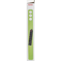 Разклонител  HAMA 137351, 5 гнезда, USB 3.4A, 1.4м, Бутон вкл/изкл, Защита срещу деца, Черен