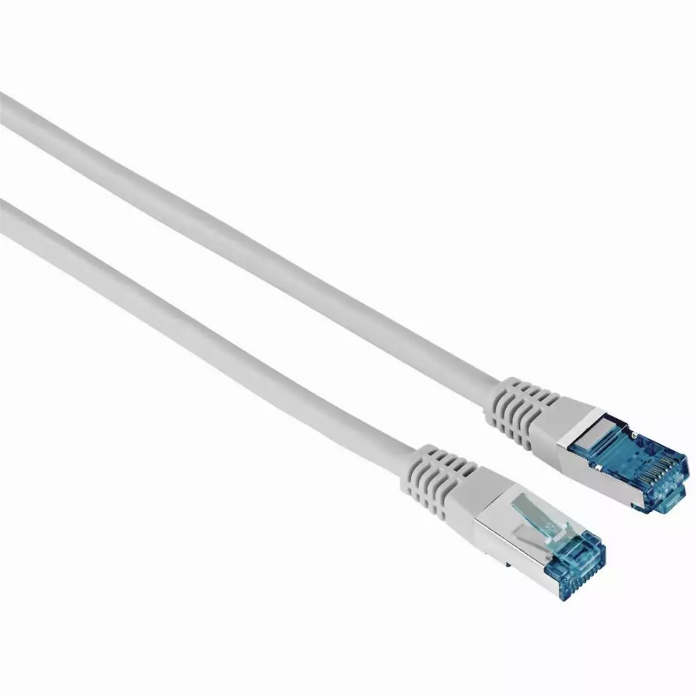 Сетевой патч-кабель HAMA F/UTP, CAT 6, RJ-45 - RJ-45, 1Gbit/s, 5.0 m, Серый, Булк