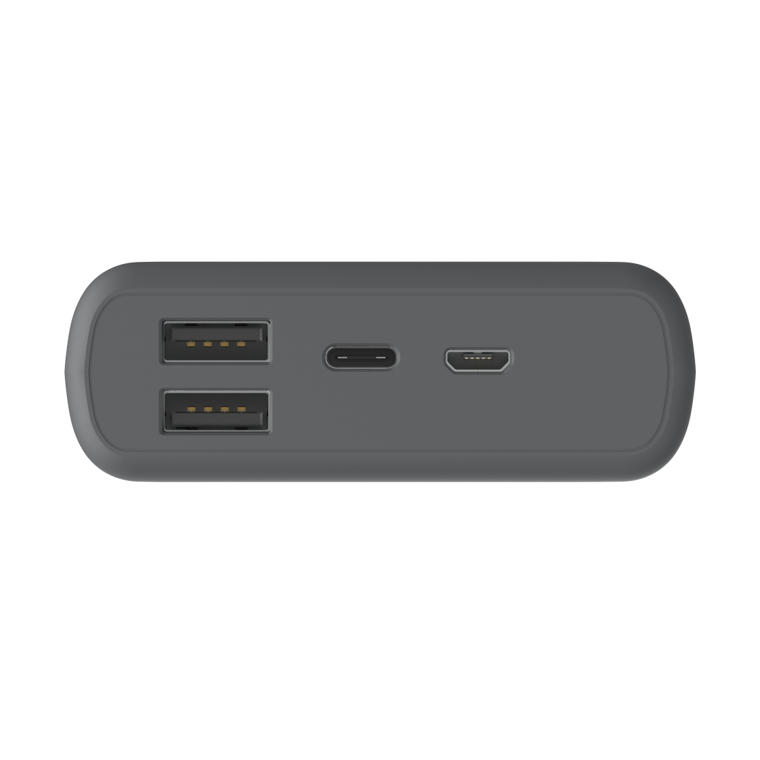 Външна батерия HAMA Supreme 24HD, 24000 mAh, LiPolym, USB-A/USB-C, Сив