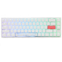 Геймърскa механична клавиатура Ducky One 2 SF White RGB, Kailh BOX Jade