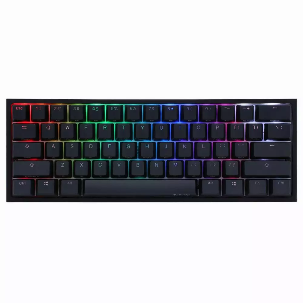 Геймърскa механична клавиатура Ducky One 2 Mini V2 RGB Kailh BOX Jade