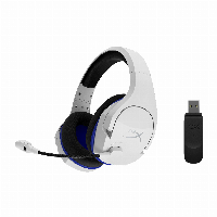 Геймърски безжични слушалки HyperX Cloud Stinger Core Wireless (PS4/PS5), Микрофон, Бял/Син