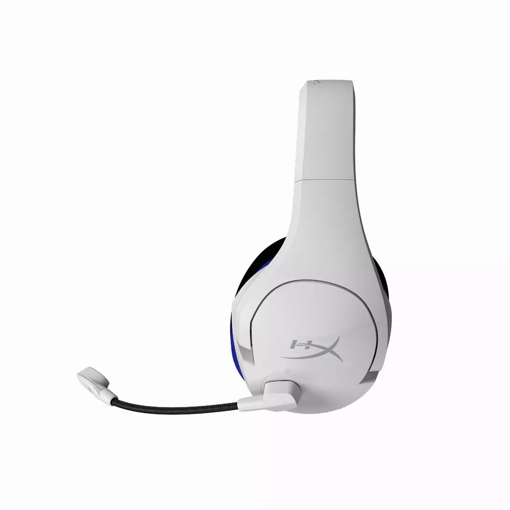 Геймърски безжични слушалки HyperX Cloud Stinger Core Wireless (PS4/PS5), Микрофон, Бял/Син