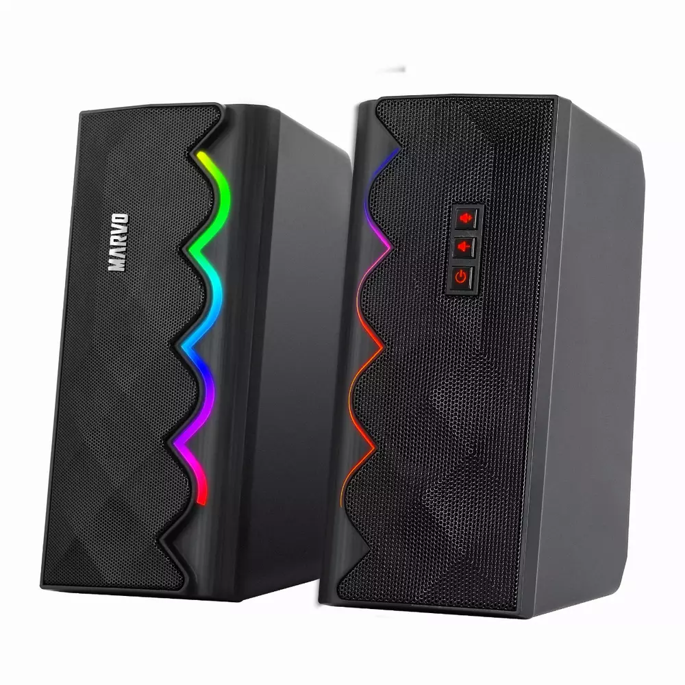 Marvo Тонколони Gaming Speakers 2.0 6W Bluetooth RGB - MARVO-SG-269