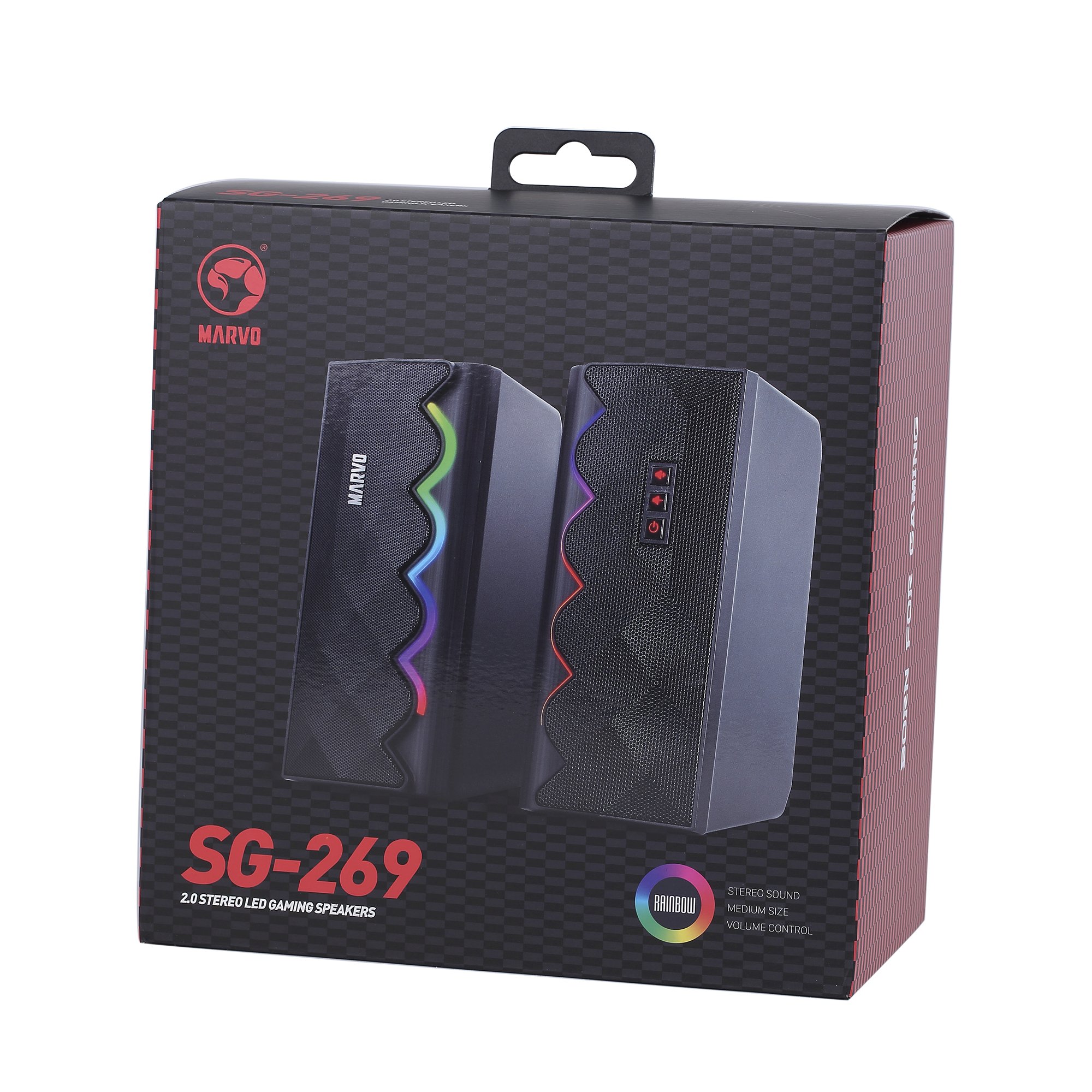 Marvo Тонколони Gaming Speakers 2.0 6W Bluetooth RGB - MARVO-SG-269
